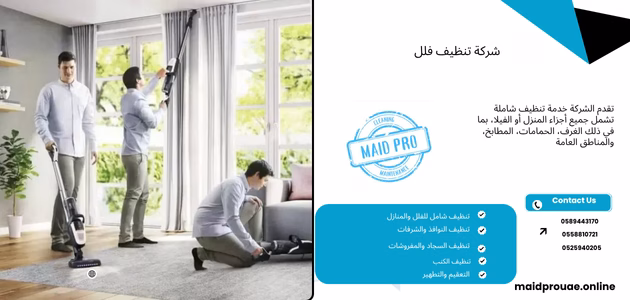 شركة تنظيف فلل في دبي شركة تنظيف فلل